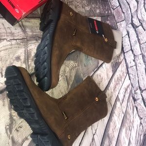 Wolverine work boots men’s 13 New waterproof steel